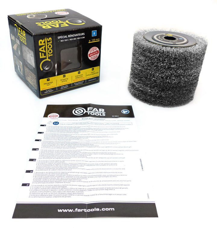 Drahtbürste Schleifmaschine 120 mm für Fliesen und Stein - Bild 5