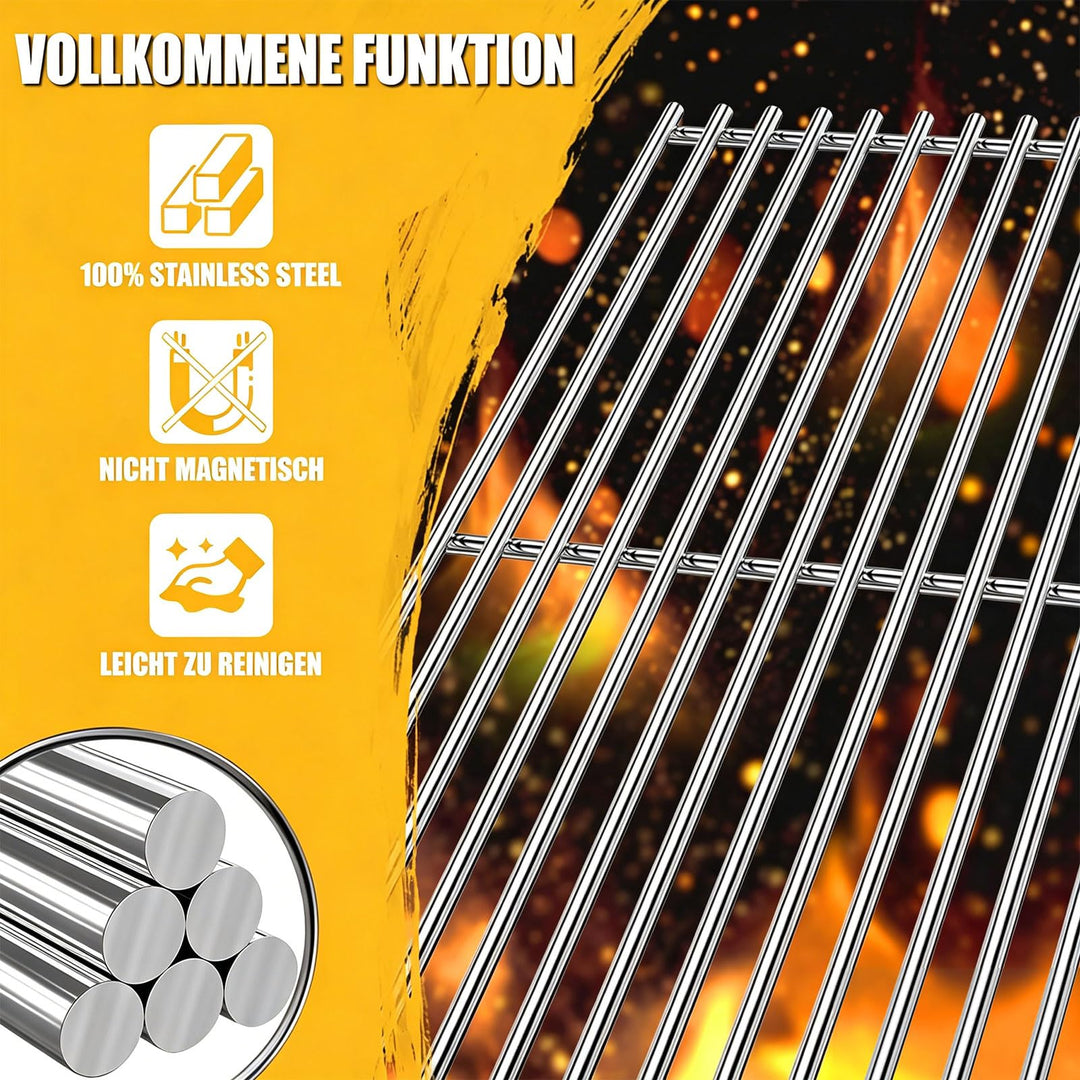 Grillrost Edelstahl 49,5x33cm für Weber Genesis E/S-310–330 (2007–2016), 2er-Set - Bild 4