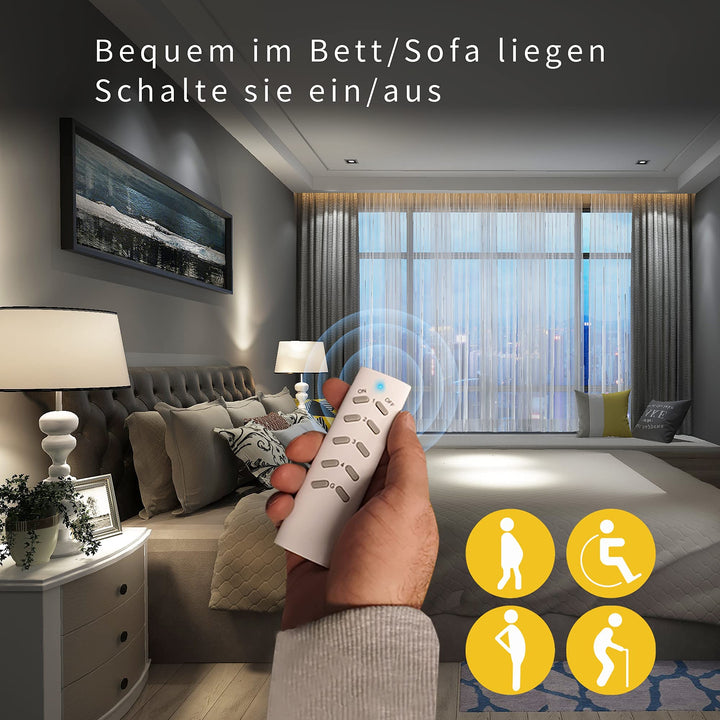 Funksteckdosen-Set 6-fach mit 2 Fernbedienungen 3680W - Bild 5
