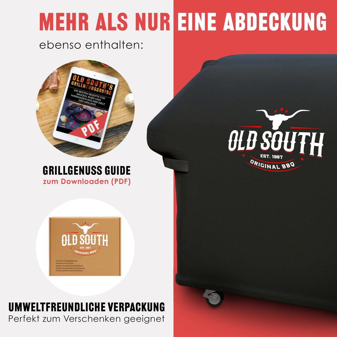 Grillabdeckung Gasgrill wasserdicht wetterfest Schwarz - Bild 6