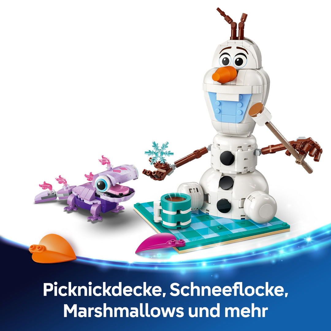 Klemmbausteine Frozen Olaf &amp; Bruni Picknick-Set 478 Teile ab 7 Jahre - Bild 3