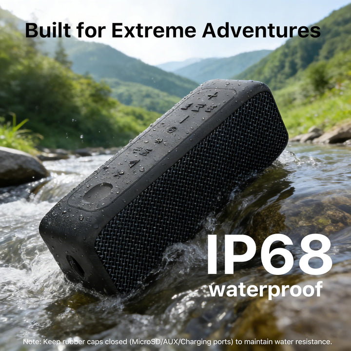 Bluetooth Lautsprecher 20W IP68 wasserdicht 24h Akku TWS - Bild 5