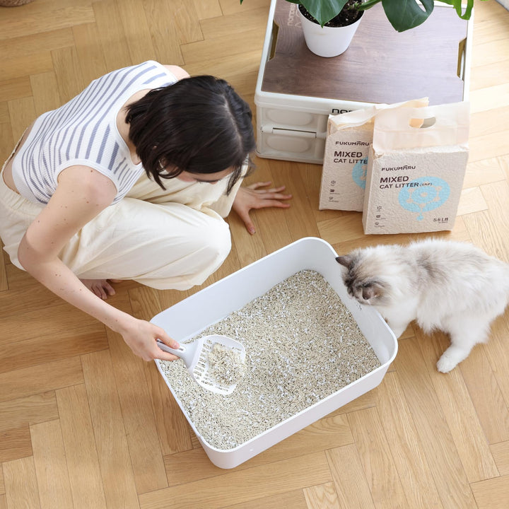 Tofu Katzenstreu 10,8 kg staubfrei schnell klumpend Geruchskontrolle - Bild 8