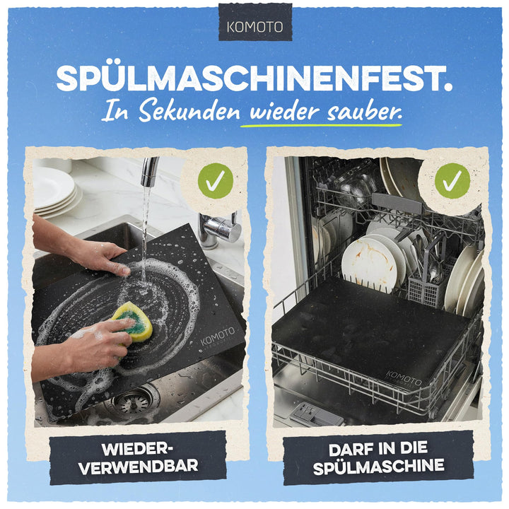 Grillmatte Antihaft 6er Set 50x40 cm für Gas- und Holzkohlegrill - Bild 5
