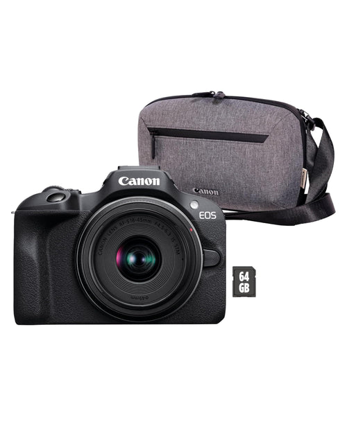 Systemkamera 24,1 MP 4K mit 18-45mm Objektiv, Tasche & 64GB SD