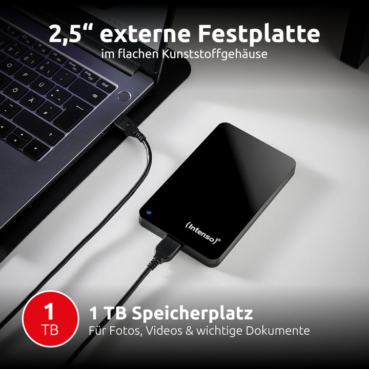 Externe Festplatte 2,5 Zoll Refurbished 1 TB USB 3.2 portabel - Bild 2