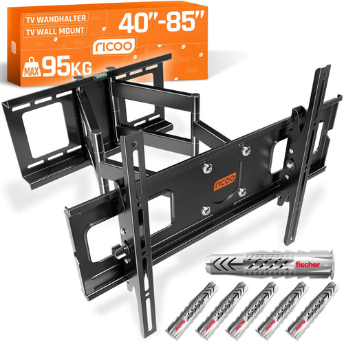 TV Wandhalterung schwenkbar neigbar 40-85 Zoll bis 95 kg VESA 600x400