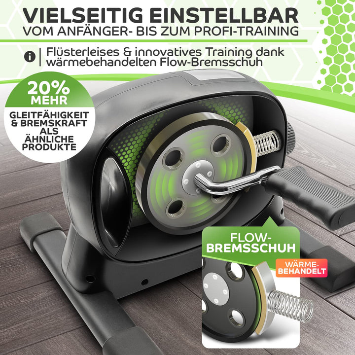 Pedaltrainer Set flüsterleise mit Befestigungsband bis 210 kg - Bild 2