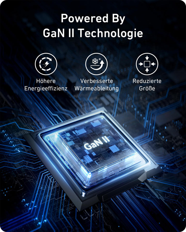 USB-C Ladegerät 100W GaN II 3-Port kompakt für Laptop - Bild 4