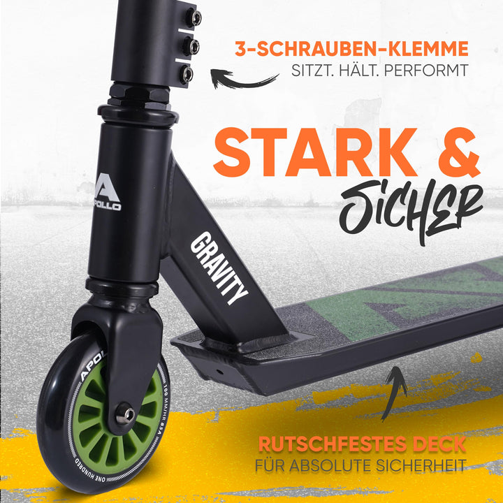Stuntscooter Aluminium 100mm Wheels für Kinder ab 6 Jahren - Bild 2