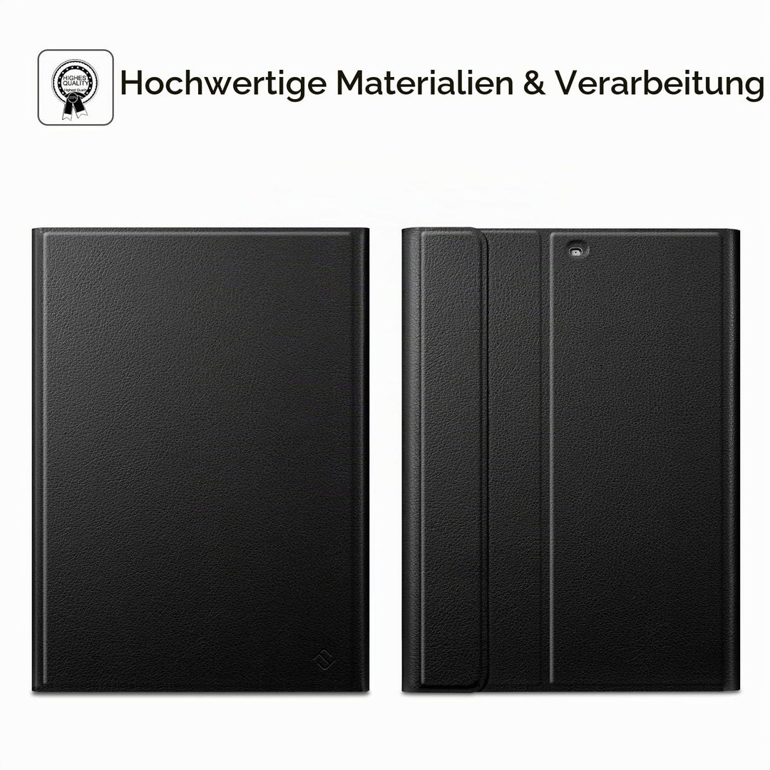 iPad Air 1 &amp; 2 Hülle mit Bluetooth-Tastatur abnehmbar Schwarz - Bild 8