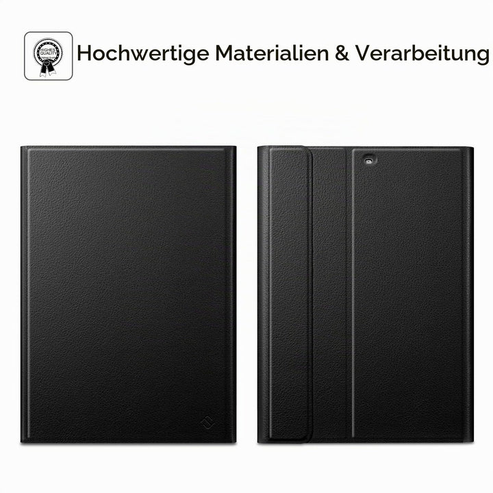iPad Air 1 &amp; 2 Hülle mit Bluetooth-Tastatur abnehmbar Schwarz - Bild 8