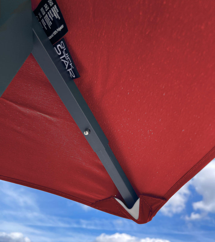 Pavillon Ersatzdach 3x3m Polyester wasserabweisend Terra/Rotorange - Bild 5