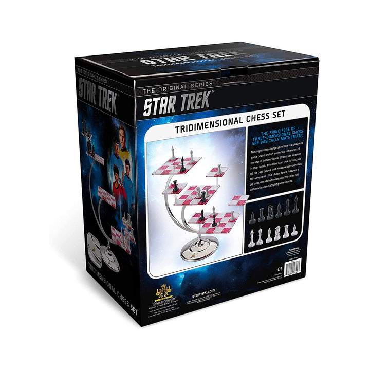 Dreidimensionales Schach-Set Star Trek Replik 7 Acrylbretter 32 Figuren - Bild 8