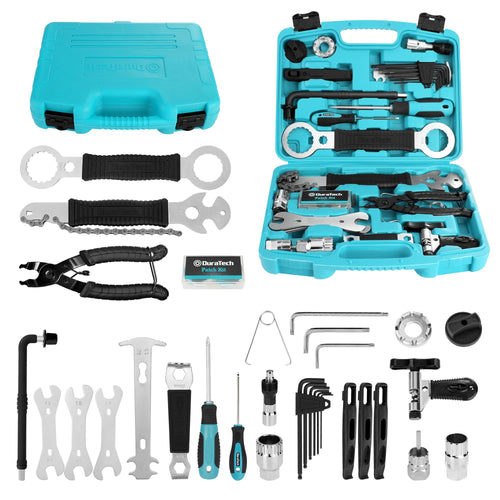 Fahrrad Reparaturset 41-teilig mit Koffer Chrom-Vanadium-Stahl