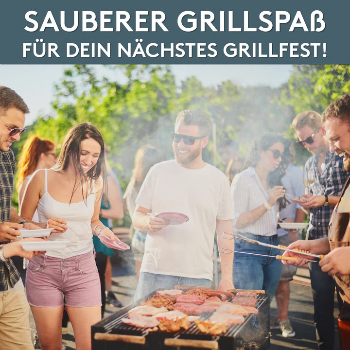 Grillmatte Bodenschutz 80x120 cm Anthrazit feuerhemmend In- &amp; Outdoor - Bild 5