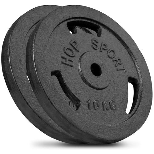 Gusseisen Hantelscheiben 2x10 kg 31mm für Krafttraining