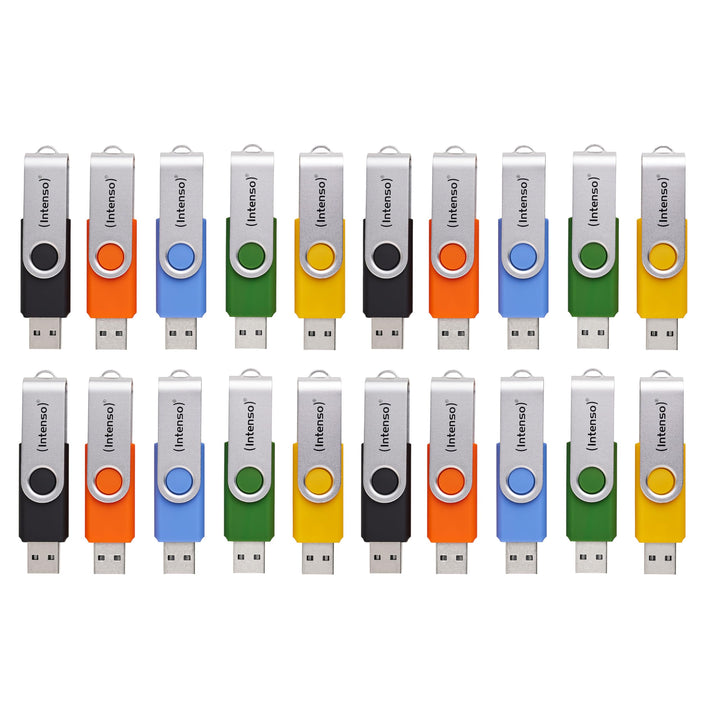 USB-Stick Set 4GB 20er-Pack USB 2.0 farbig sortiert