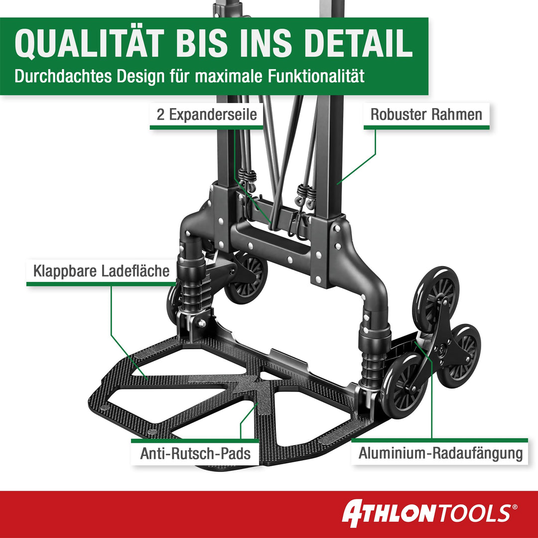 Treppensteiger Sackkarre klappbar Aluminium 70 kg TÜV GS-geprüft - Bild 3