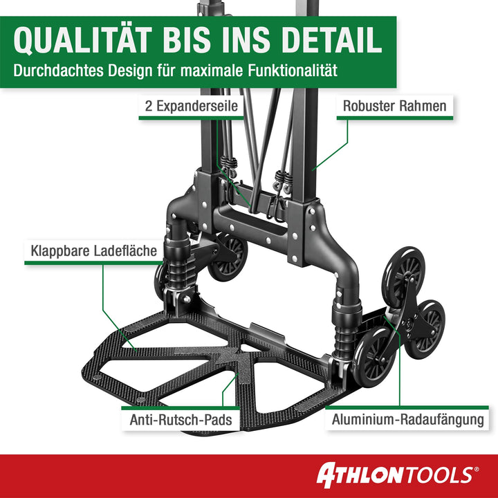 Treppensteiger Sackkarre klappbar Aluminium 70 kg TÜV GS-geprüft - Bild 3