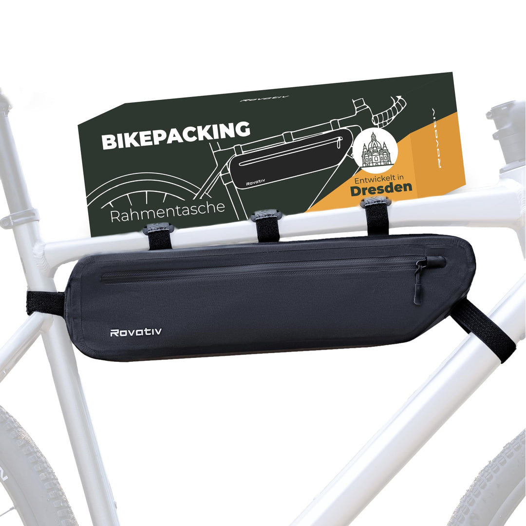 Bikepacking Rahmentasche 46cm TPU wasserdicht für Gravelbike