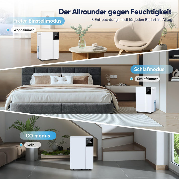 Luftentfeuchter mit Kompressor 16L/24h für Räume bis 45m² - Bild 7