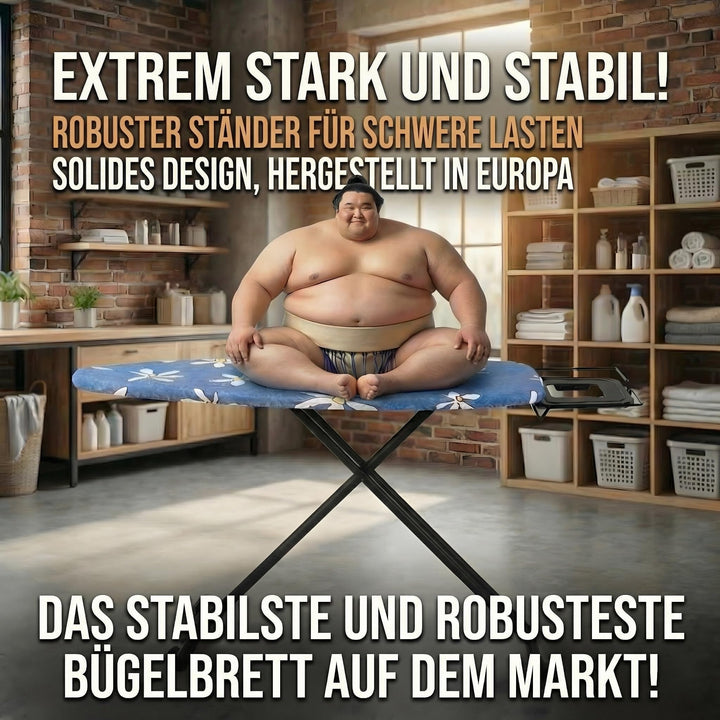 Bügelbrett XXL 130x48 cm höhenverstellbar für Dampfbügelstation - Bild 2
