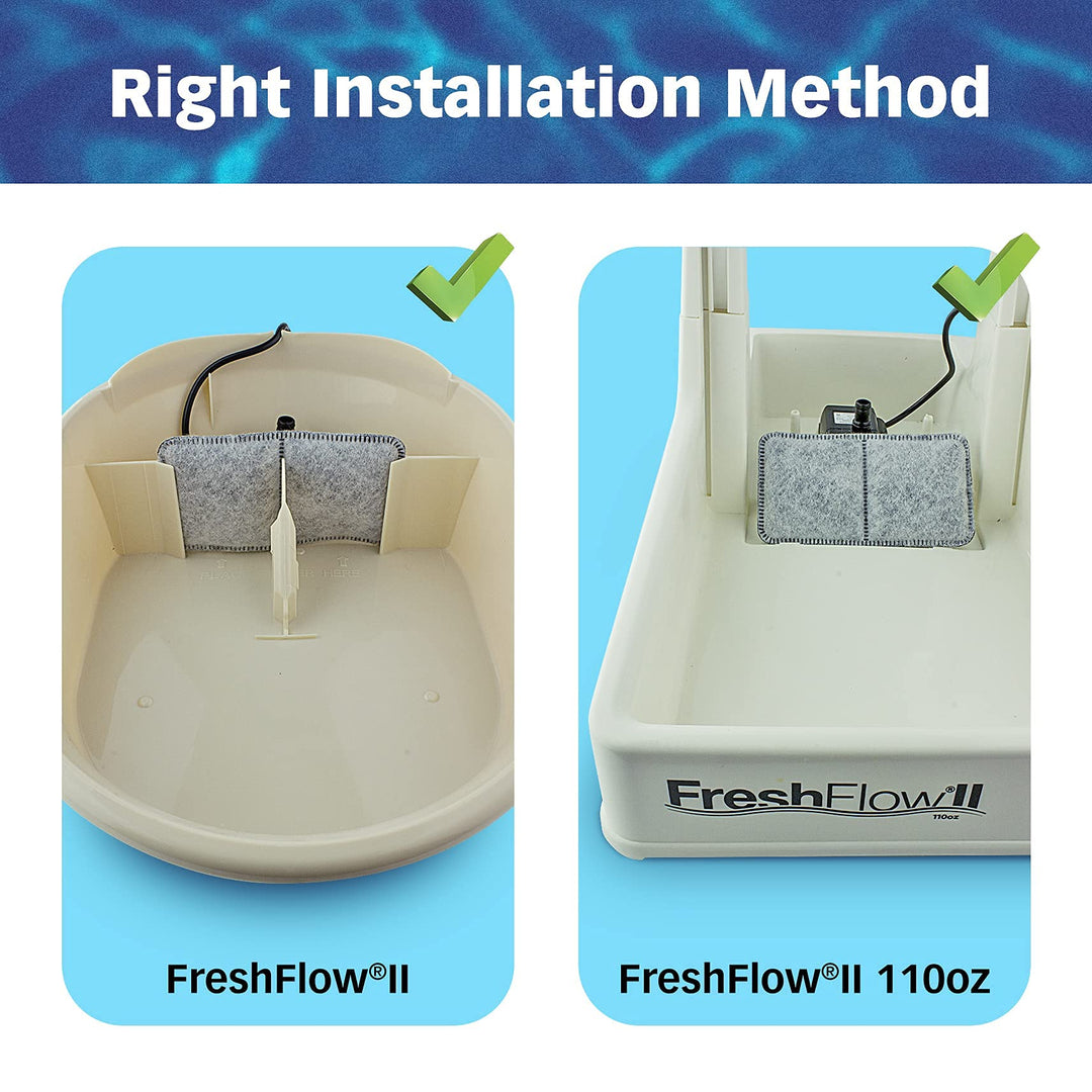 Ersatzfilter für Petmate Fresh Flow Brunnen 12er-Pack Aktivkohle - Bild 7