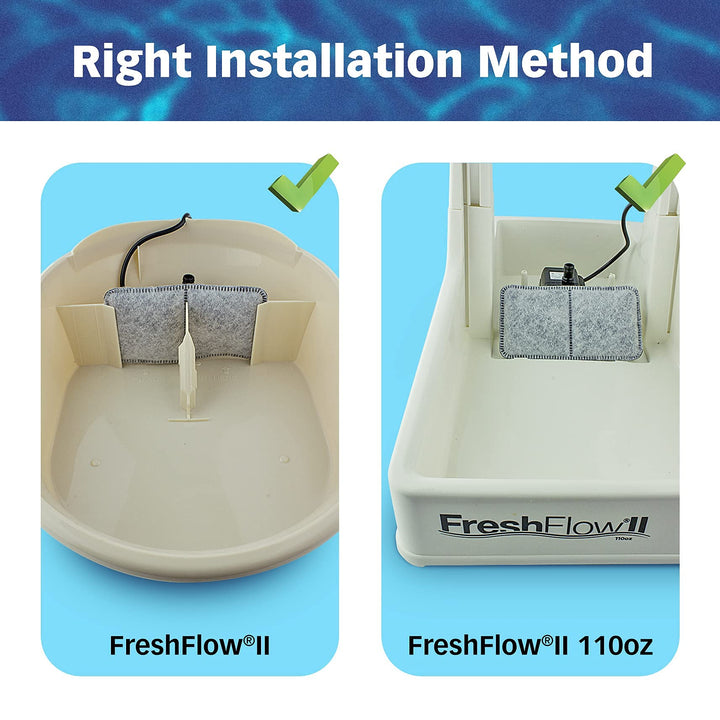Ersatzfilter für Petmate Fresh Flow Brunnen 12er-Pack Aktivkohle - Bild 7