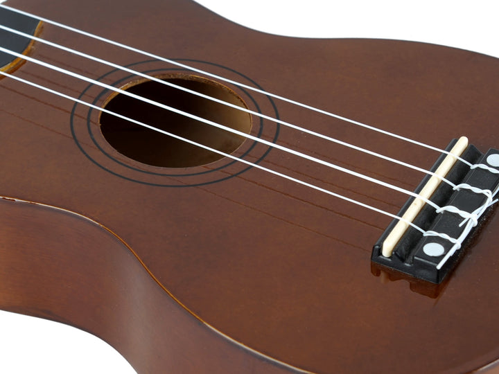 Sopran Ukulele Starter Set Lindenholz mit 9-teiligem Zubehör