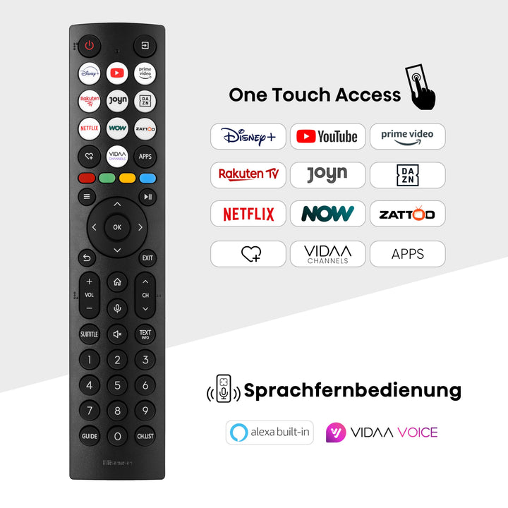 4K UHD Smart TV 43 Zoll mit Dolby Vision &amp; VIDAA OS - Bild 5