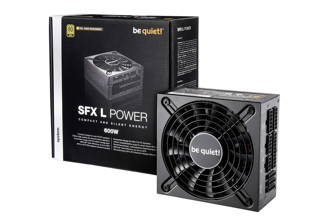 PC Netzteil SFX-L 600W 80 Plus Gold vollmodular fuer Kompakt-PC - Bild 3