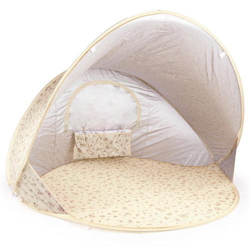 Pop-up Strandmuschel UV-Schutz 40+ Vintage Flowers für Kinder