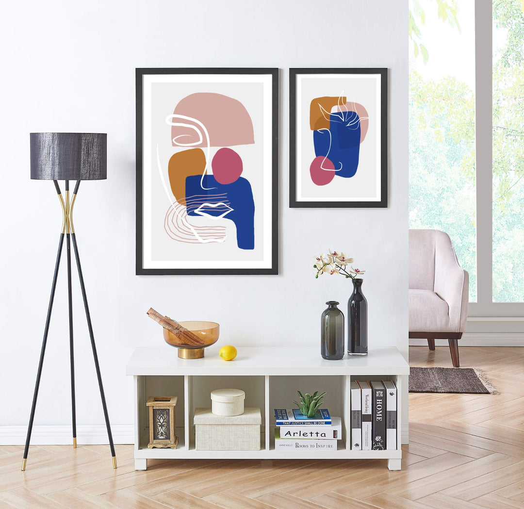Bilderrahmen DIN A1 59,4x84 cm Schwarz MDF Acrylglas Hoch- und Querformat - Bild 8