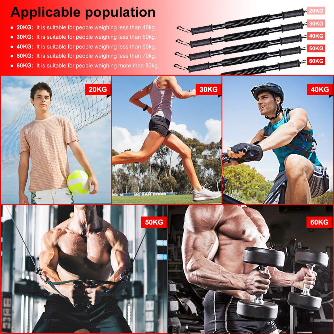 Biegehantel Königsfeder Armtrainer Kohlenstoffstahl 20–60 kg - Bild 5