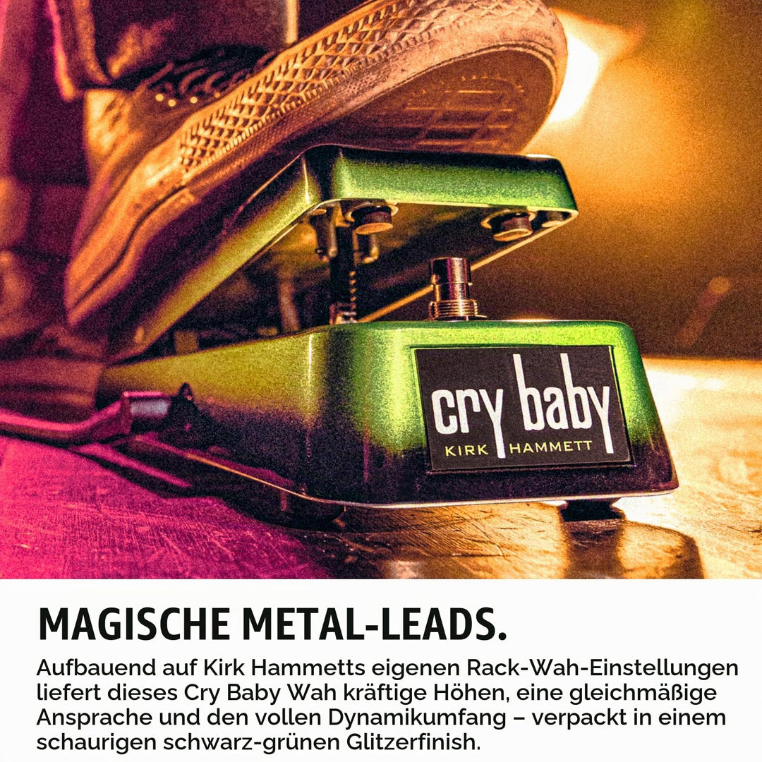 Wah Effektpedal Kirk Hammett Signature True Bypass 9V Gitarre - Bild 2
