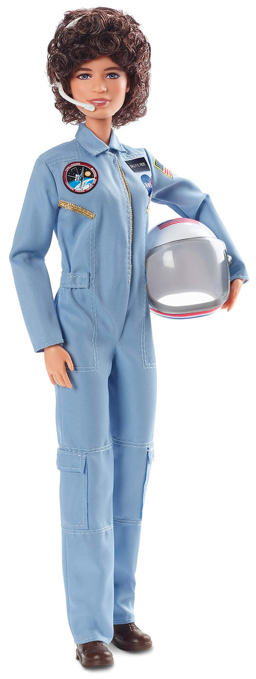 Sammlerpuppe Sally Ride Astronautin mit Raumanzug und Helm