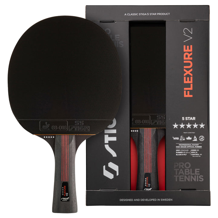 Tischtennisschläger offensiv 5-Lagen-Holz ITTF-Belag für Angriffsspieler