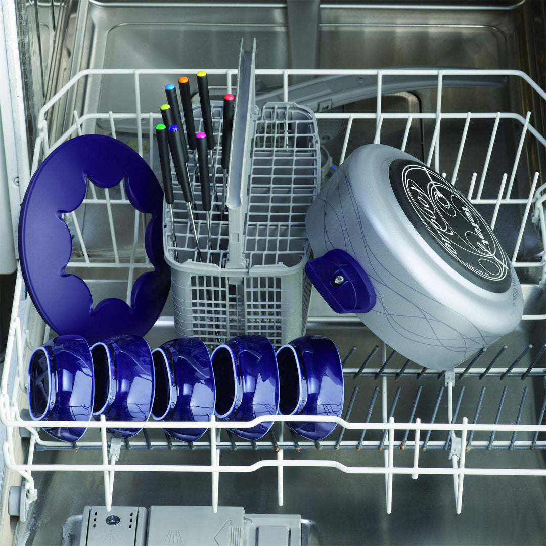 Elektrisches Fondue-Set 8 Personen mit Drehplatte antihaftbeschichtet - Bild 10