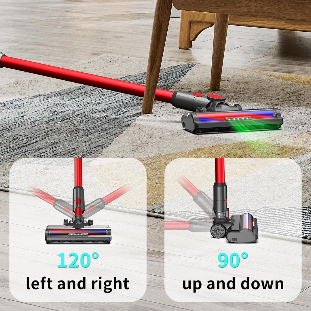 Softwalzen-Bodendüse für Dyson V7 V8 V10 V11 V15 mit Frontlicht - Bild 3
