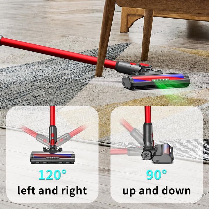 Softwalzen-Bodendüse für Dyson V7 V8 V10 V11 V15 mit Frontlicht - Bild 3