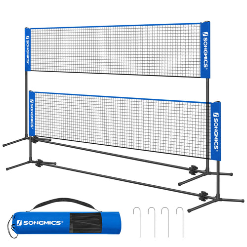 Badmintonnetz 4 m höhenverstellbar für Badminton Volleyball Pickleball