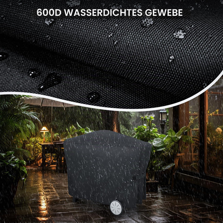Grillabdeckung Weber Q 2000/3000 600D Oxford wasserdicht schwarz - Bild 4