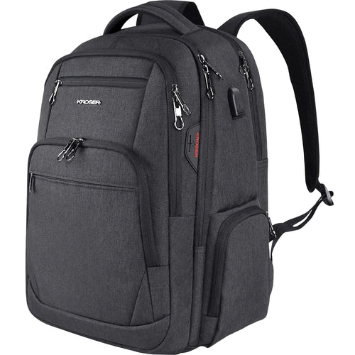Laptop Rucksack 17,3 Zoll wasserabweisend mit USB-Port und RFID-Schutz