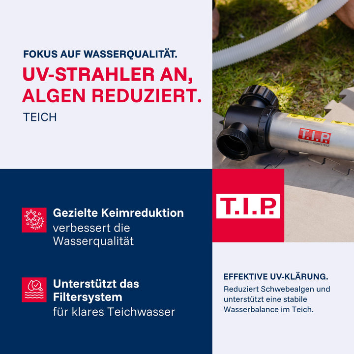 UV-C Strahler Edelstahl für Pool und Teich bis 36.000 l, 36 Watt - Bild 3