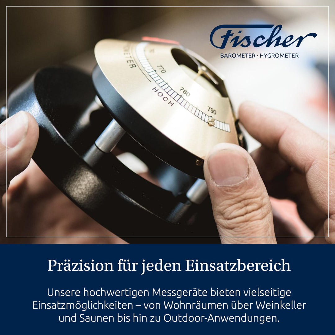 Haar-Hygrometer Edelstahl 103mm Ø für Aussen, 0–100% rF - Bild 8
