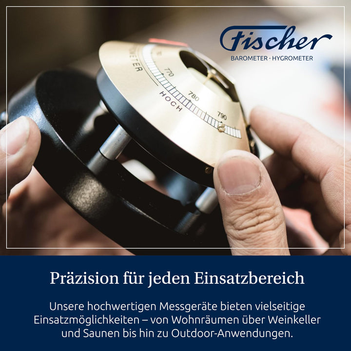 Haar-Hygrometer Edelstahl 103mm Ø für Aussen, 0–100% rF - Bild 8