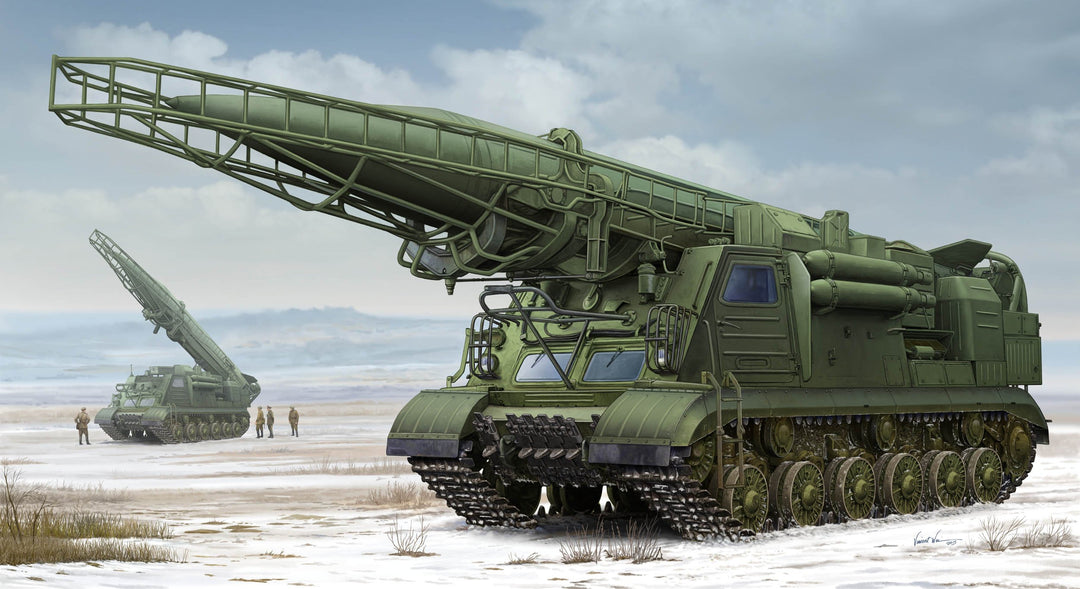 Modellbausatz 2P19 Raketenwerfer mit R-17 Rakete 1:72 Kunststoff - Bild 2