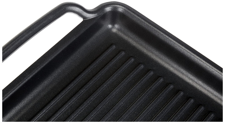 Grillplatte Gussaluminium gestreift 40 cm induktionsgeeignet - Bild 2