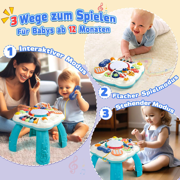 Baby Spieltisch 6-in-1 mit Musik &amp; Licht ab 12 Monate - Bild 8